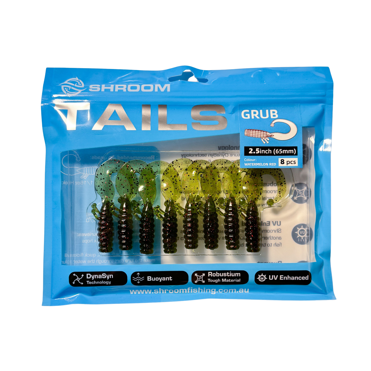 Grub 2.5" Watermelon Red